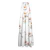 Women's Summer Sleeveless Valentine's Day Printed Loose Splicing Casual Hanging Neck Beach Dresses