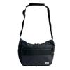 Abu Garcia Round Shoulder Bag, Coated Black