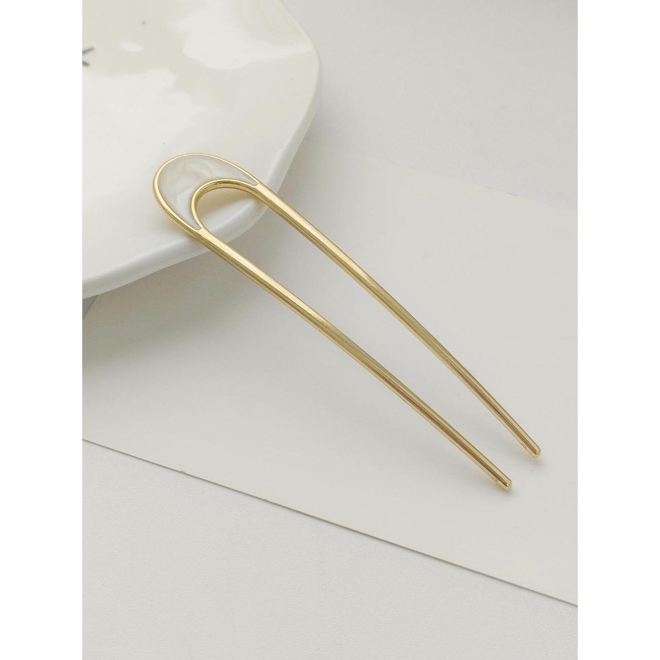 

1 шт. Женская заколка для волос в форме полумесяца, U-образная, и аксессуар для волос, подходит для повседневной укладки волос, идеальна в качестве подарка