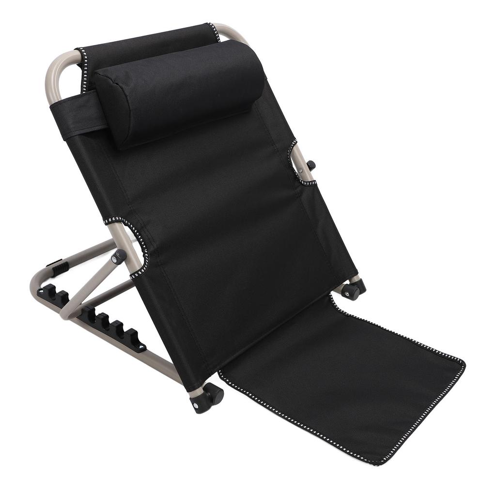 Lifting Bed Backrest Floor Chair with Head Pillow Folding Multifunctional 6 Degree Sit Up Backrest Floor Chair for