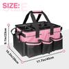 Heavy Duty Cleaning Tools Storage Bag Waterproof Large Capacity Multifunctional Tool Bag Oxford Cloth Wear-Resistant