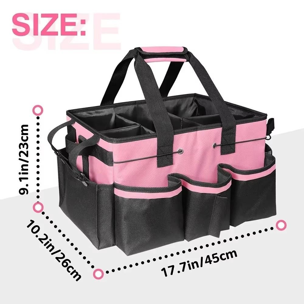 Heavy Duty Cleaning Tools Storage Bag Waterproof Large Capacity Multifunctional Tool Bag Oxford Cloth Wear-Resistant