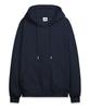 [Fleece Lined] N Standard Plain Hoodie [Navy]
