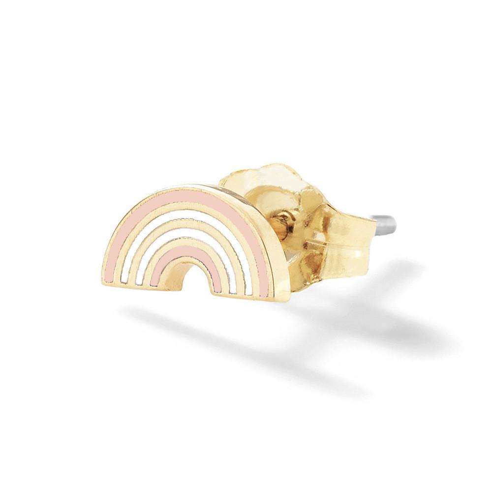 Mini Unique Rainbow Lightning Cloud Earrings Set For Women Alloy Trendy Jewelry