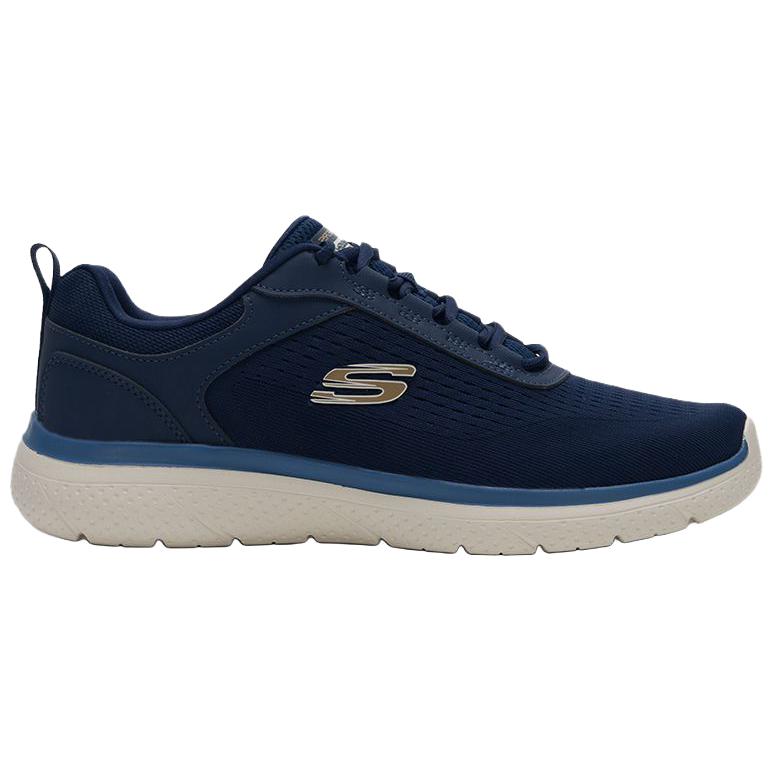 Skechers Memory Foam Men Running Shoes Versatile Comfortable Durable 8790360-NVY