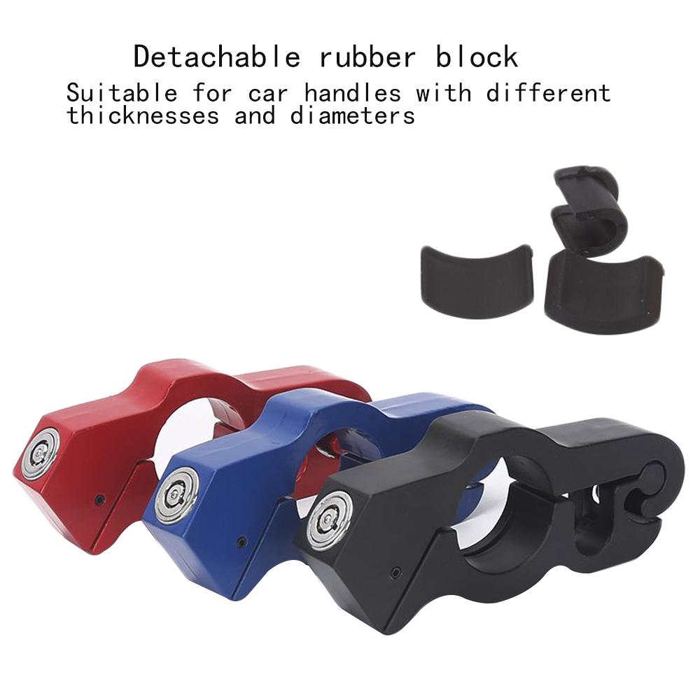 Motorcycle Handlebar Lock Handlebar Brake Handle Solid Lock Imitating Steal Lock Pull Rod ATV Dirt Street Bikes Anti Theft