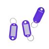 100X Mixed Labels Name Tag Split Car Door Keychain