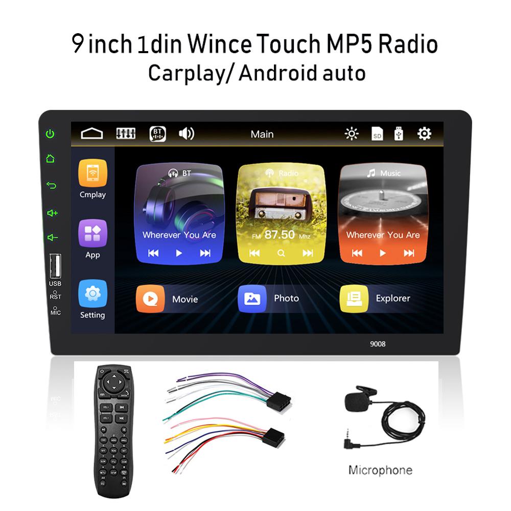 Fast Delivery to Your Door 9in HD Single 1 Din Car Stereo Radio FM/MP5