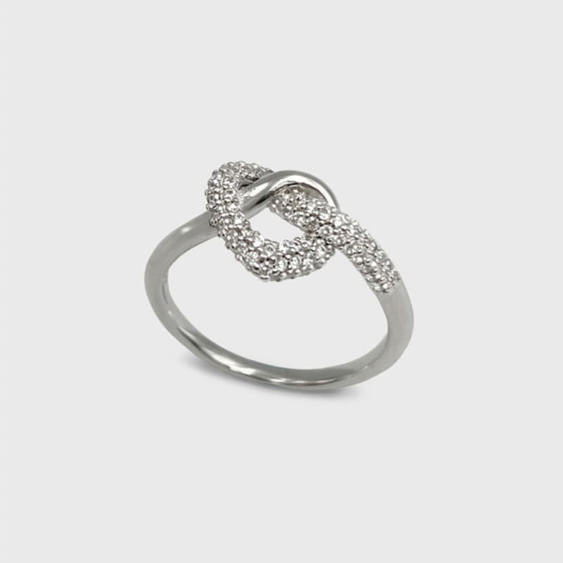 Jean Paul Clarisse [SILVER] Twisted Heart Ring JS-25-001R