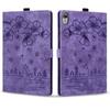 Funda for IPad 11 2025 Case 11" Emboss 3D Flower Cat Wallet Cover for Coque IPad A16 Case for IPad 10 11 Th Generation Cover