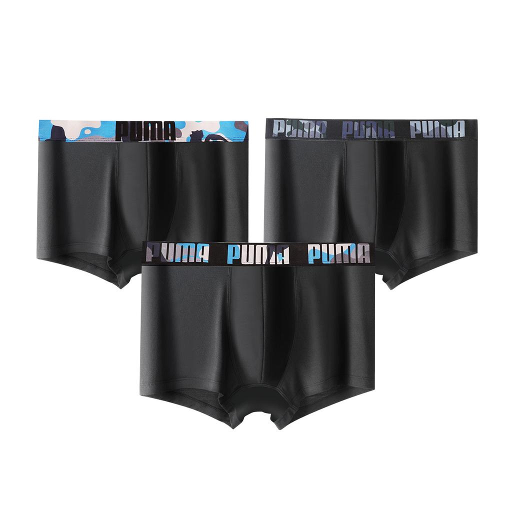 Puma Comfortable Breathable Seamless Boxer Briefs 3-Pack Men Underwear 701229109