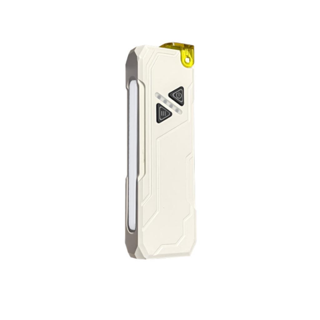 Portable EDC LED Flashlight UV Light Type-C Rechargeable Magnet Torch Work Light with Clip Multifunctional Magnet Lantern