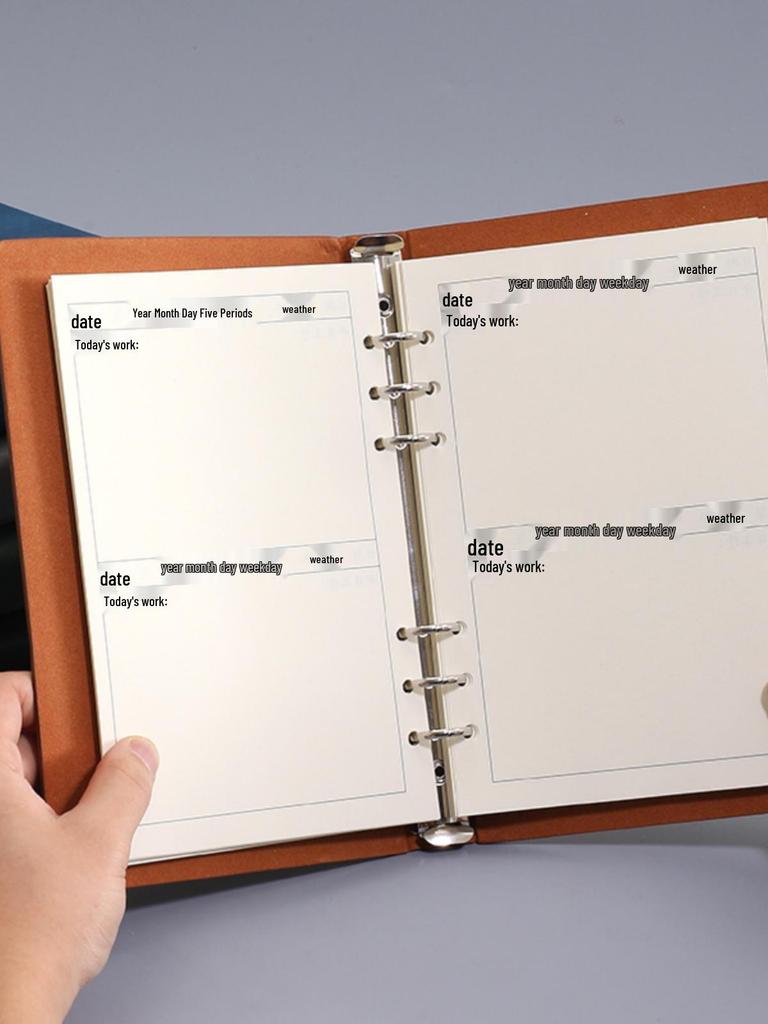 A4 Work Log & Meeting Minutes Book with Custom Printing for Office or Construction Use
