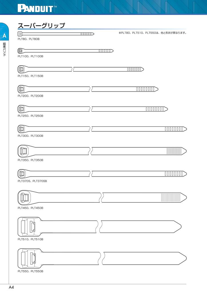 Panduit Super Grip Elektriker-Kabelbinder aus Nylon, Witterungsbeständig Schwarz, 5,7 mm breit x 315 mm lang, Packung mit 100 Stück, PLT300B
