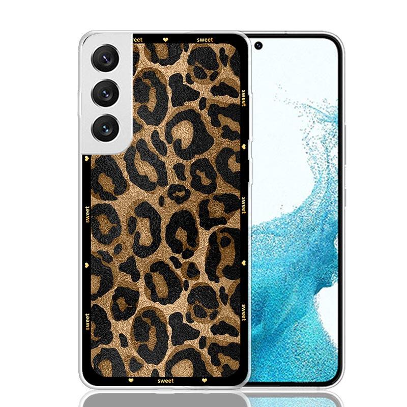 Animal Leopard Print Phone Case For Samsung Galaxy S26 S25 Edge S24 S23 FE S22 Ultra S21 Plus S20 + Fundas Cover Coque Galaxy S2