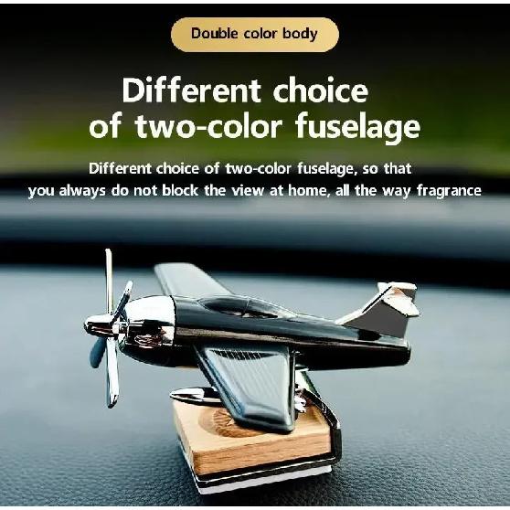 Creative Car Air Freshener Solar Aircraft Decoration Mini Car Perfume Lasting Fragrance Car Airplane Ornament Auto Accessories