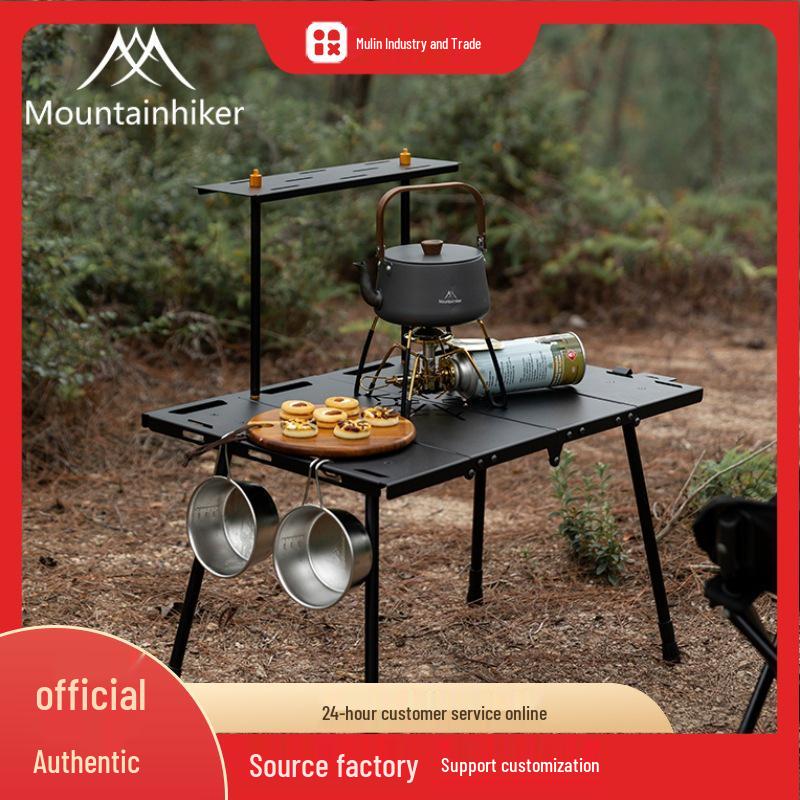 Compact Foldable Aluminum Alloy Outdoor Camping Table