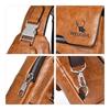 WEIXIER Sling Bag für Damen und Herren, Leder, Crossbody, Schultertasche, Brusttasche, Sling-Rucksack, Reisetasche