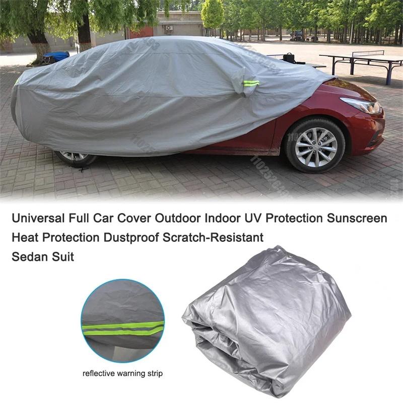 Waterdichte Autohoezen Universele SUV/Sedan Volledige Autohoezen Waterdicht Stofdicht Zonnescherm UV-Bestendig Beschermer Bescherming Automobielhoes