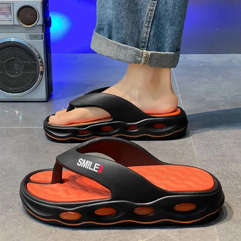 

Сандалии Мужские Обувь Шиацу Высота Повседневные Шлепанцы Тапочки 39 оранжевый