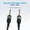 DK Guitar Connecting Cable 6.0 Meters 20ft Instrument Cable Noise Reduction Audio Cable 6.35mm Male Jack Audio Cord for