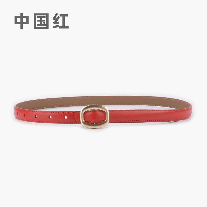 Women'S Leather Women'S Belt Simple Casual Pants Jeans Decoration Women'S Bf Style
