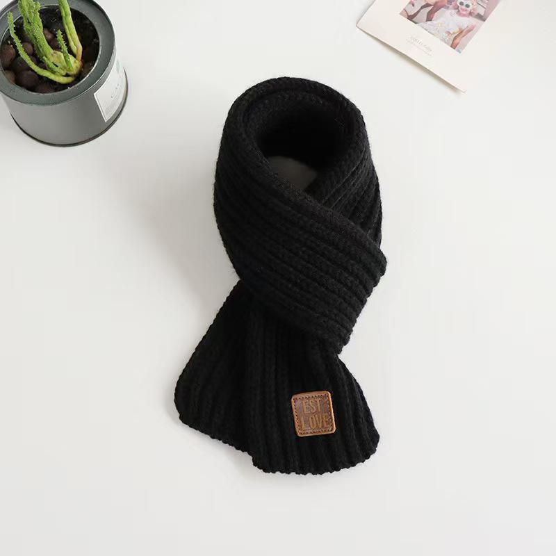 Korean Style Cute Knitted Scarf for Babies & Kids - Autumn/Winter Neck Warmer