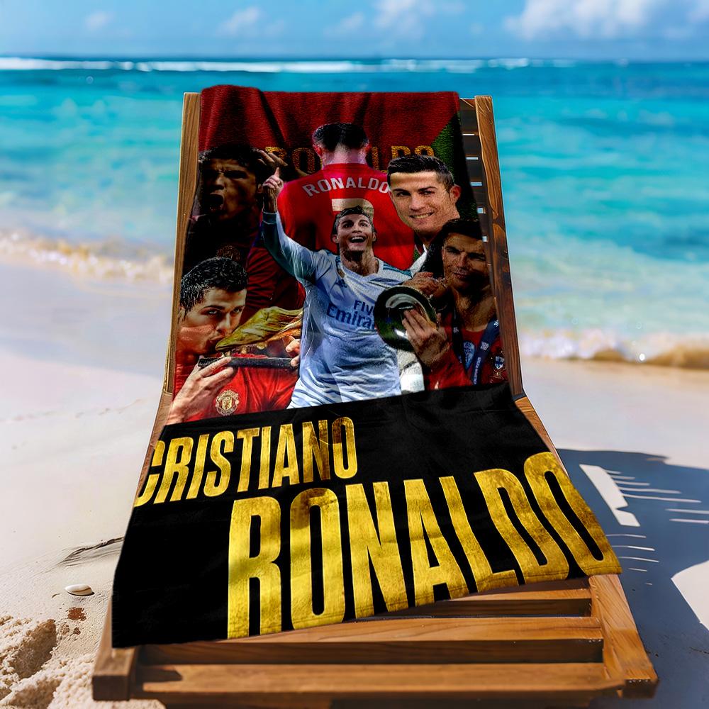 Cristiano Ronaldo Beach Towel High Absorbency Quickdry Comfortable Lightweight