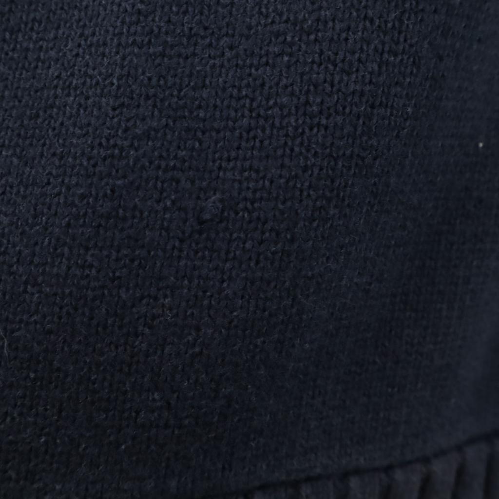 TOMMY HILFIGER 90s Old Long sleeve knit Parker XS Navy Men's Used