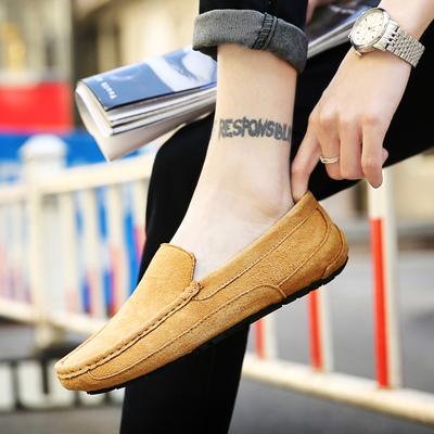 Men High Quality Suede Loafers Men Casual Shoes Moccasins Slip On Men Flats Fashion Male Driving Shoes Lightweight Soft Handmade