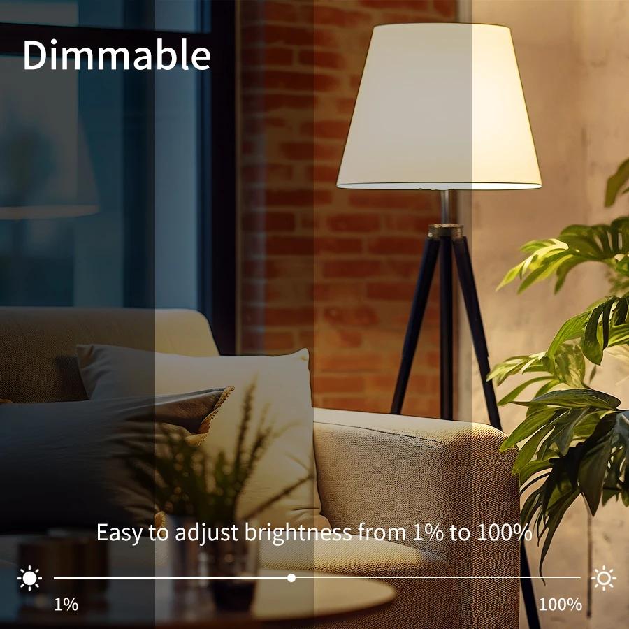 220V 110V E27 WiFi Smart LED Light Bulbs Cozylife App 12W 15W 20W Dimmable LED Lamp White/Warm Alexa Google Home Vioce Control