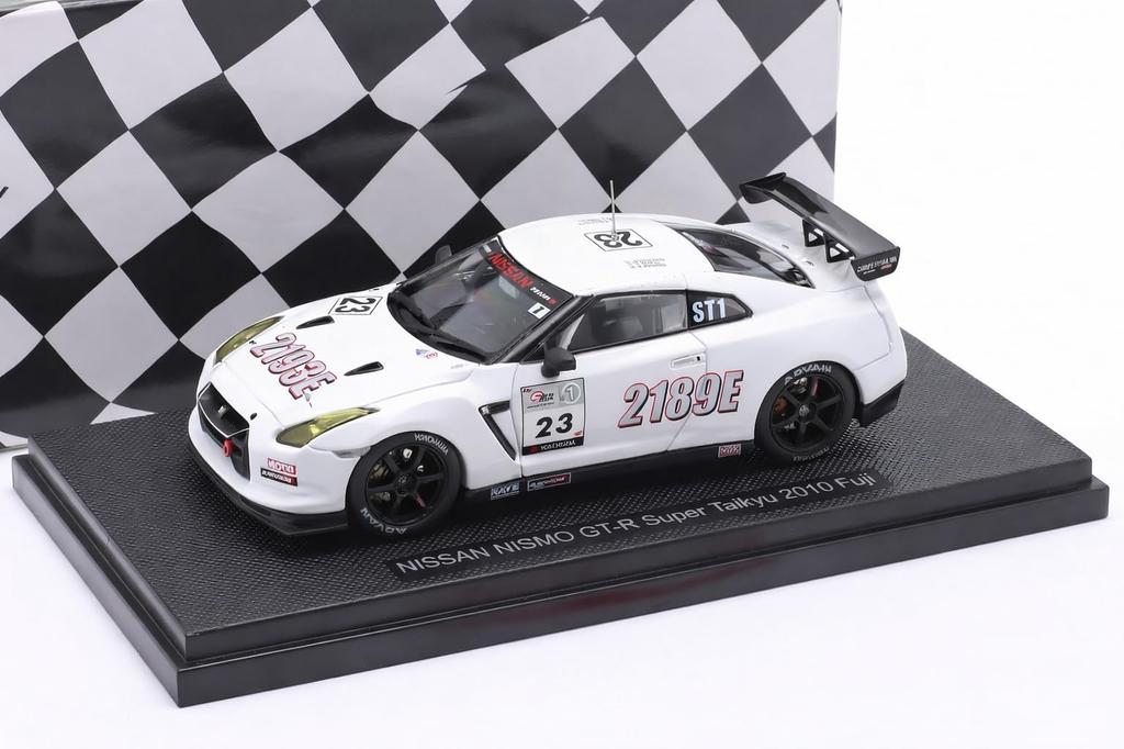 EBBRO Nissan Nismo Super Taikyu 2010 Fuji White 1/43 GT-R (Finished Model)