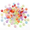 100Pcs Acrylic Letter Beads Round Loose Beads for DIY Bracelet Fashion Jewelry Making