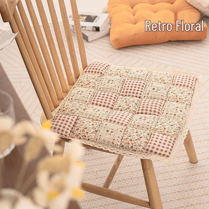 Lace Non-Slip Chair Cushion Pad for Dining and Living Room