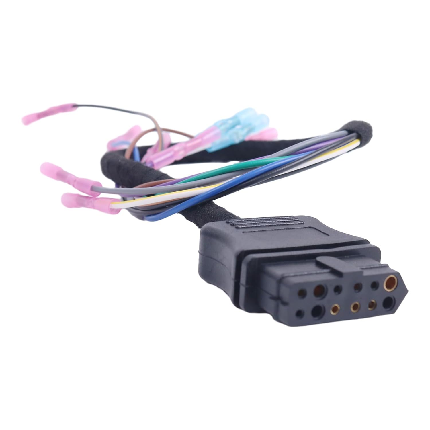 

Snow Plow 9 Pin Truck Side Harness Repair Kit - White, PVC & Copper Cable - Compatible with Western (49308, 61437, 62512) & Fisher (22336K) Snow Plow