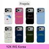 Luxury Clmj Fragola Personality Text Phone Case for Samsung Galaxy S20 S23 S24 S25 FE Plus Ultra 4G 5G Double-layer Back Cover