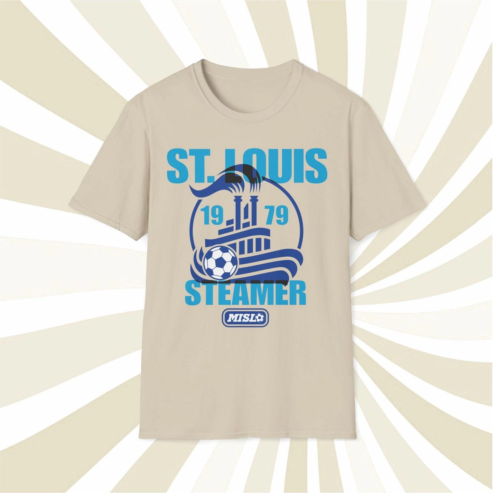 Men s and Women s T-shirts St. Louis Steamer 1979 MISL Vintage Offset Printed Soccer T-Shirt XL