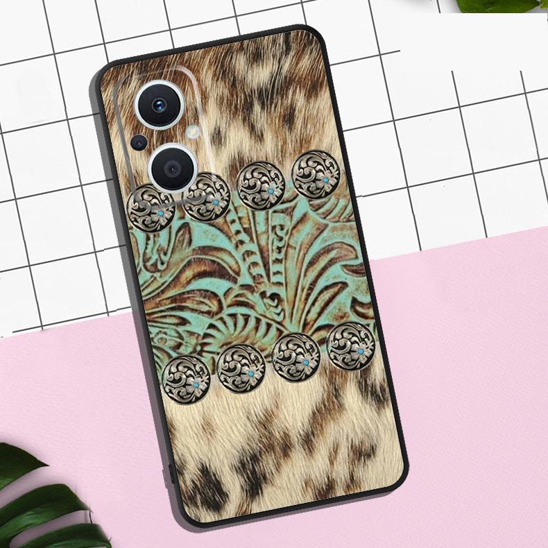 Western Cowgirl Cowboy Case For OPPO Reno 7 8 10 11 12 13 Pro 13F 12F 11F 8T OPPO Find X8 Pro X6 X3 X5 Lite Cover