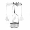 1pcs  Silver Gold Candlesticks Rotating Romantic Rotation  Carrousel Tea Light Candle Holder Dinner Wedding Bar Party