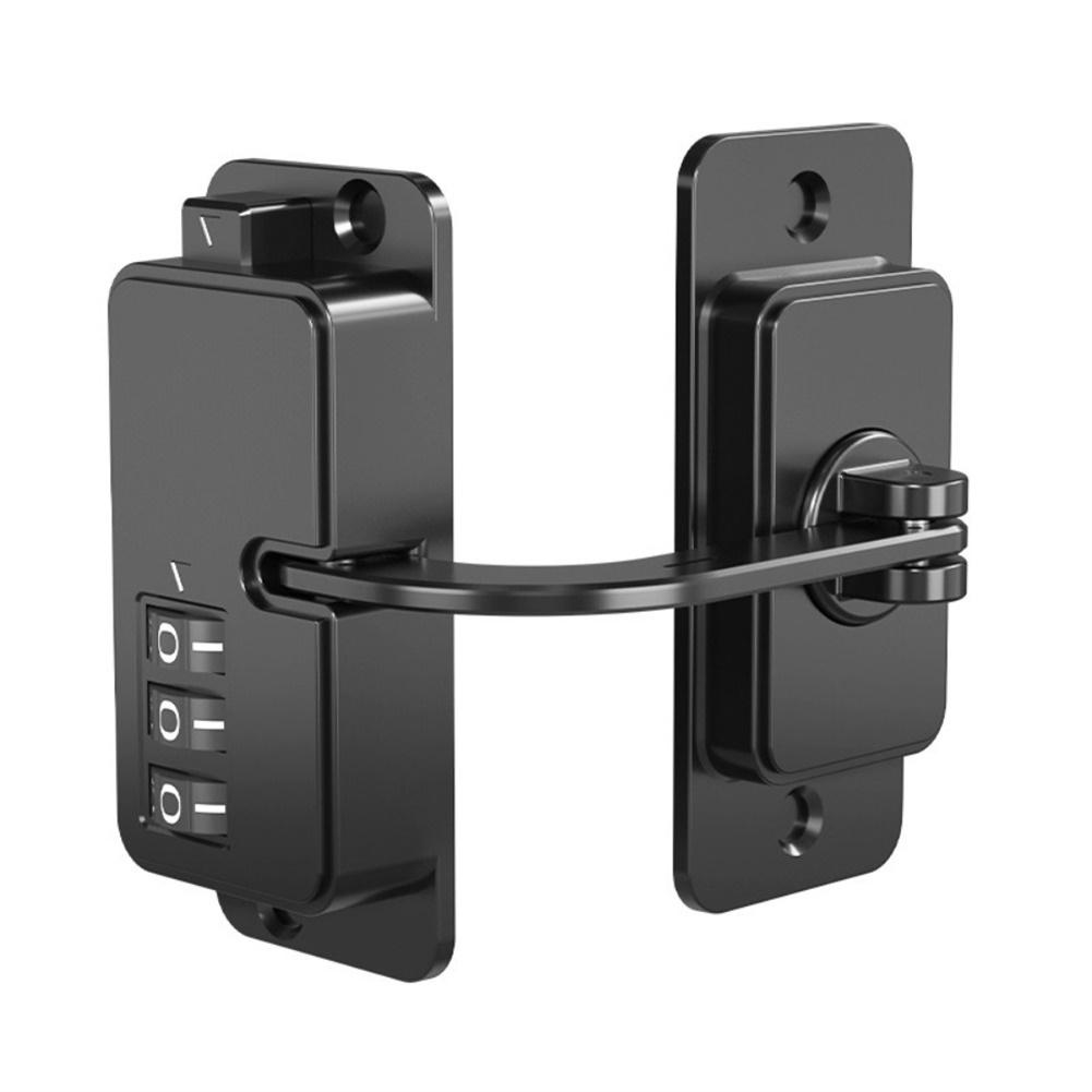 Refrigerator Cabinet Drawer Sliding Door Lock with 3 Combination Child Safety Mechanism No Drill Mounting Required