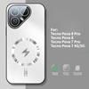 For Tecno Pova 8 7 Pro 4G 5G Case New AG Matte Lightning Magnetic PC-TPU Cover For Tecno Pova 8 Pro Shockproof Bumper Funda