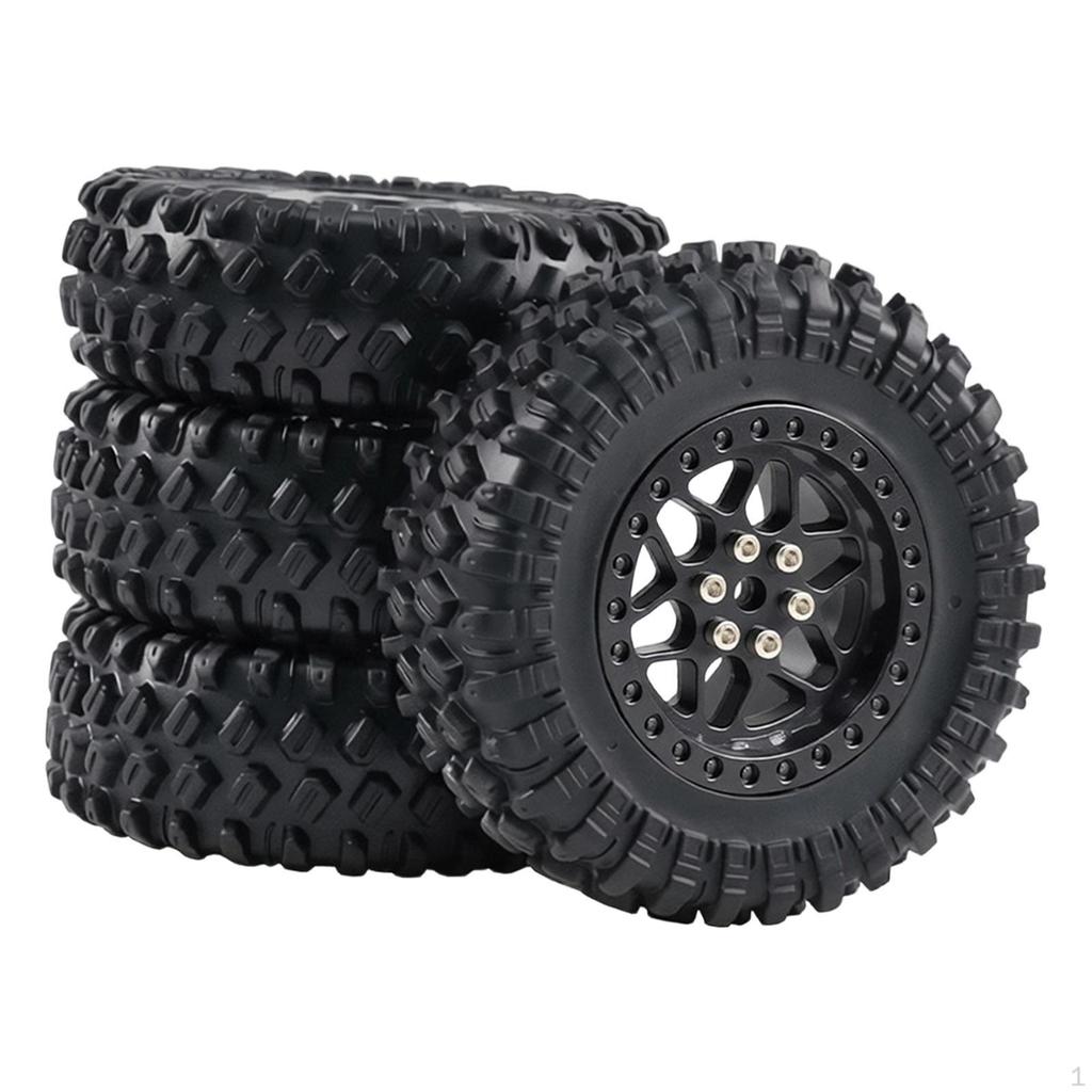 4 Pieces 1/12 1/16 RC Car Wheels And Tires Accessories High Performance Replacement Part for Cars
