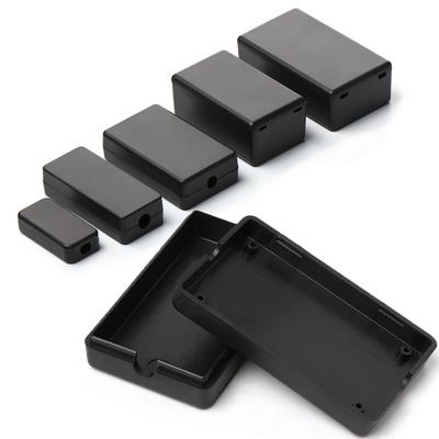 Waterproof ABS Plastic Project Box Storage Case Housing Instrument Case Black Enclosure Boxes Electronic Supplies High Quality