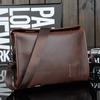 The New Korean Version of The Men's Crazy Horse Leather Shoulder Bag Leisure Travel Retro Large-capacity Men's Bag Shoulder Crossbody Bags