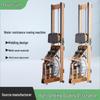 Foldable Wooden Water Resistance Rowing Machine for Home and Gym Use