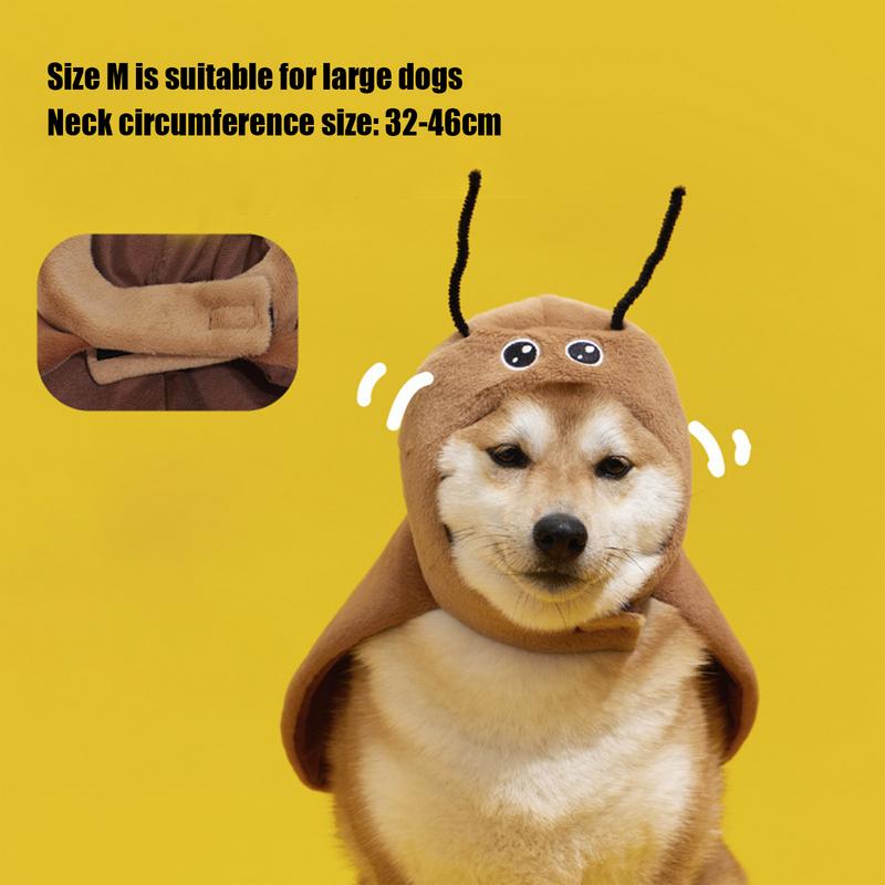 Pet Cloak Costume Cockroach Shape Cat Cosplay Cloak Adjustable Lightweight Pet Cosplay Accessories Headwear For Birthday Parties