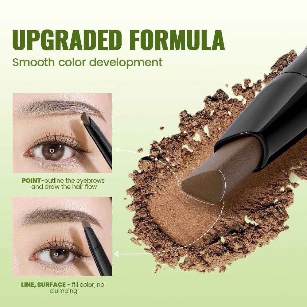 10 Color Ultra Fine Triangle Eyebrow Pencil Precise Brow Definer Long Lasting Waterproof Morandi Cool Brown Eyebow Makeup