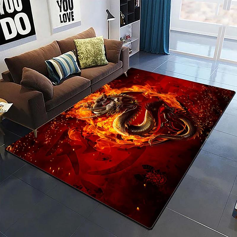 

Современный китайский ковер с кои, тай-чи, инь-ян, ковер для гостиной, для детских игр, домашний декор, противоскользящий коврик и ковры, подарок 40x60cm