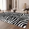 Leopard Print Carpet Animal Pattern Print Rugs American Retro Home Decoration Mats Suitable for Living Room Study Bedroom