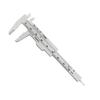 0-80mm Double Scale Vernier Caliper Plastic Wenge Student Measuring Tool